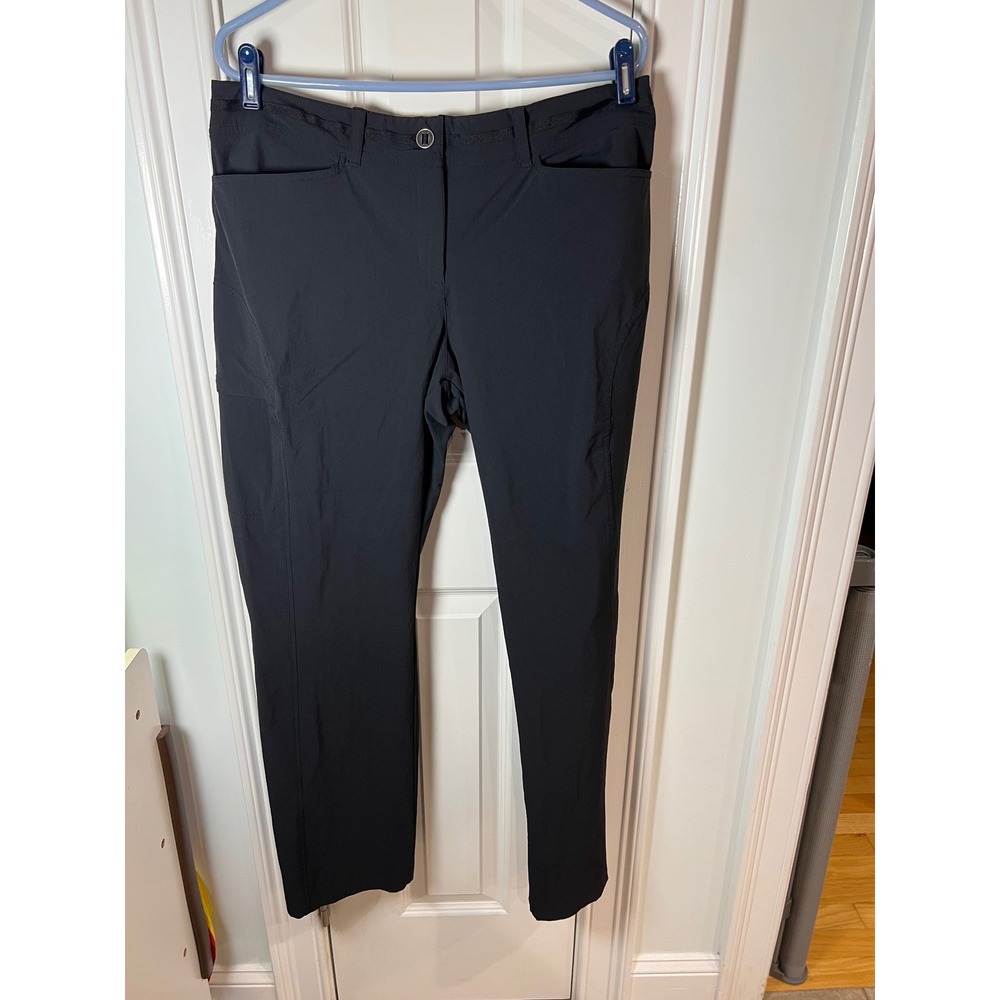 ExOfficio Womens ESCC-88 Hiking Pants Black Size 14 Straight Leg Outdoor Travel